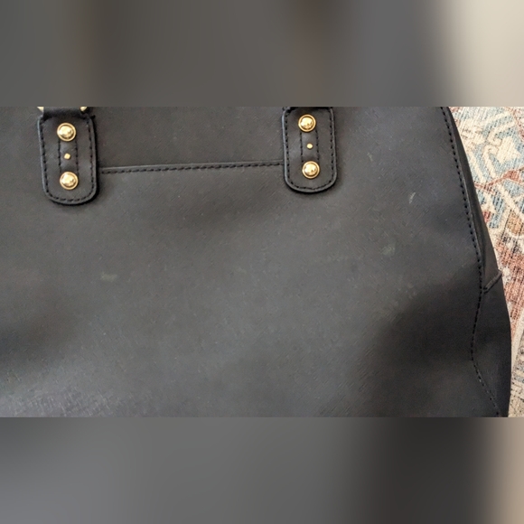 Michael Kors Large Saffiano Leather Structured Satchel - Picture 8 of 12